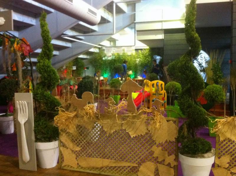 Création d'un jardin d'enfant pour salon exposition, foire sur Istres, Marseille, Toulon