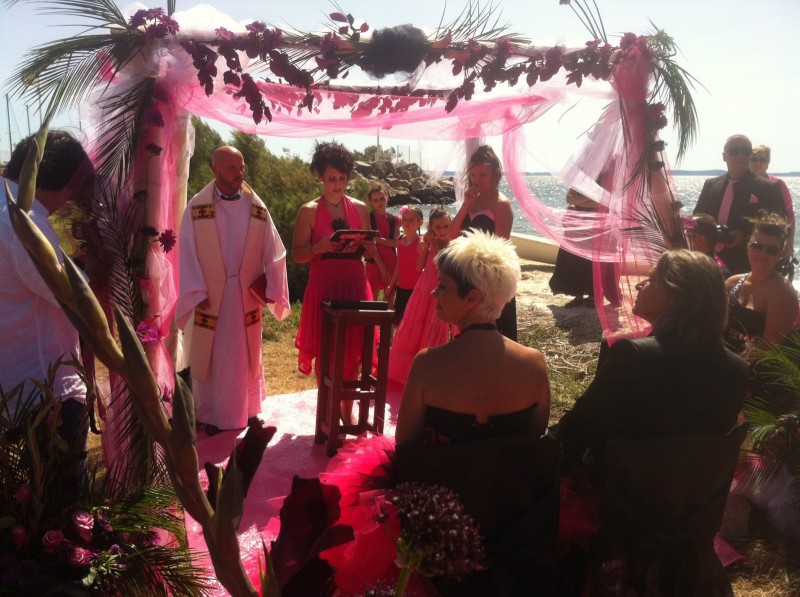arche nuptiale décoration église pour mariage en paca aix en provence avignon salon de provence