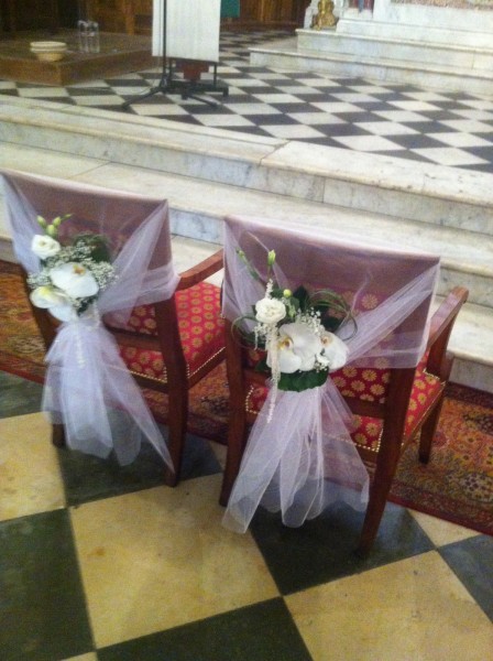 décoration église autel bouts de bancs pour mariage en paca aix en provence avignon salon de provence