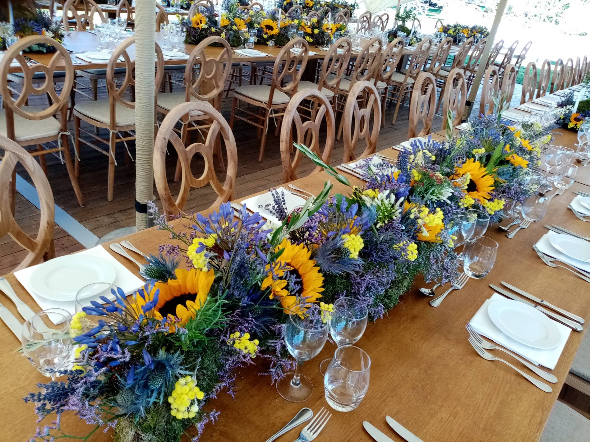 Clorofil events décore vos tables de réceptions pour vos événements privés et professionnels en paca.