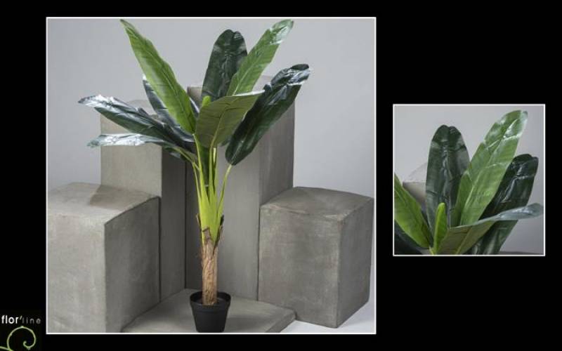 Bananier musa bananarama artificiel hauteur 125 cm ref 11365 prix  140 €