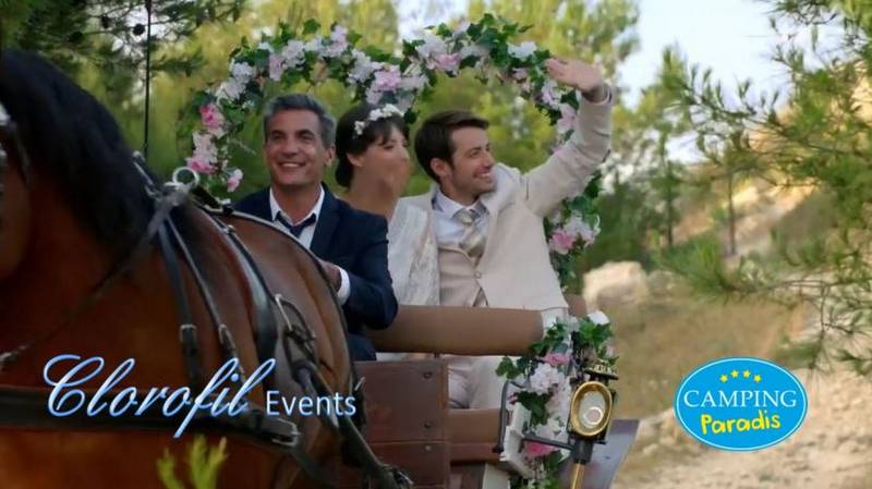 Création d'une arche nuptiale pour un mariage romantique et médiatique à Martigues en paca