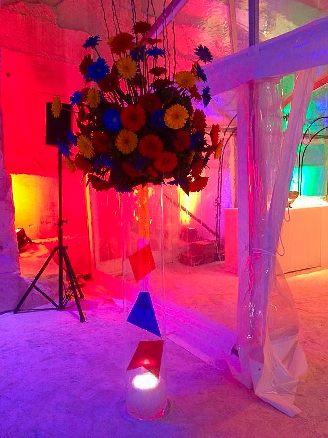 conception florale pour événement d'entreprise