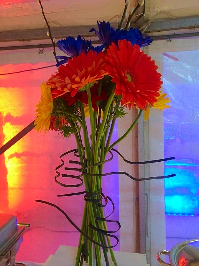 bouquet de fleur pour vernissage