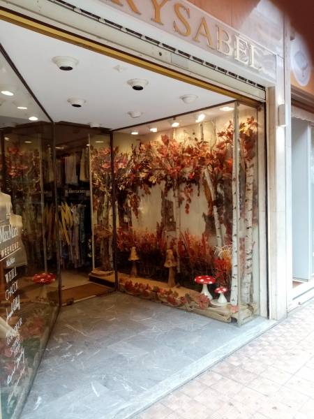 Décorateur de vitrine à thème en fleurs et plantes artificielles en location en paca.