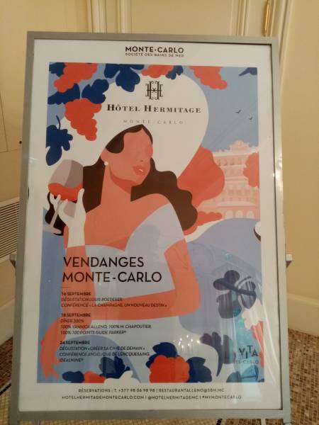 Les Vendanges Monté Carlo au Palace Hôtel de l'Hermitage