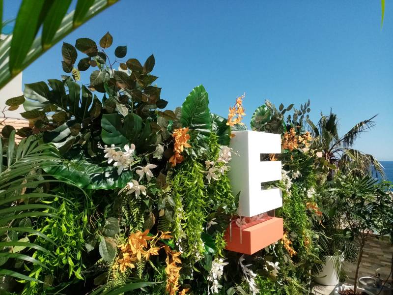 Mur de fleurs naturelles ou artificielles pour événements privés et professionnels en paca