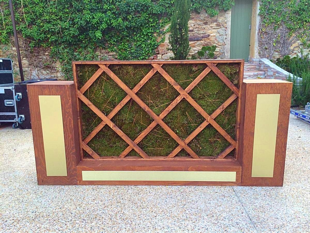 mur de mousse pour stand evenement