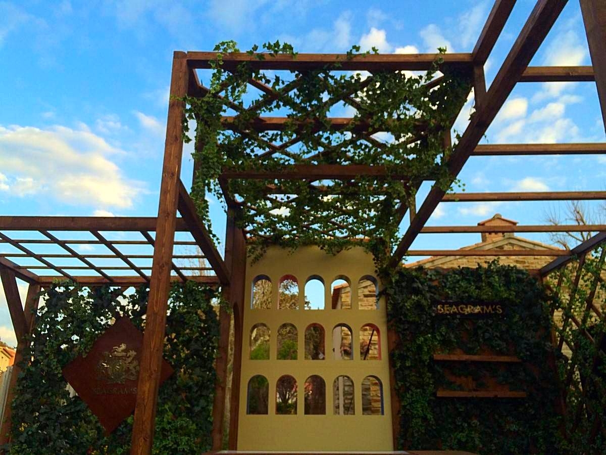 lierre artificiel et naturel pour décor de stand