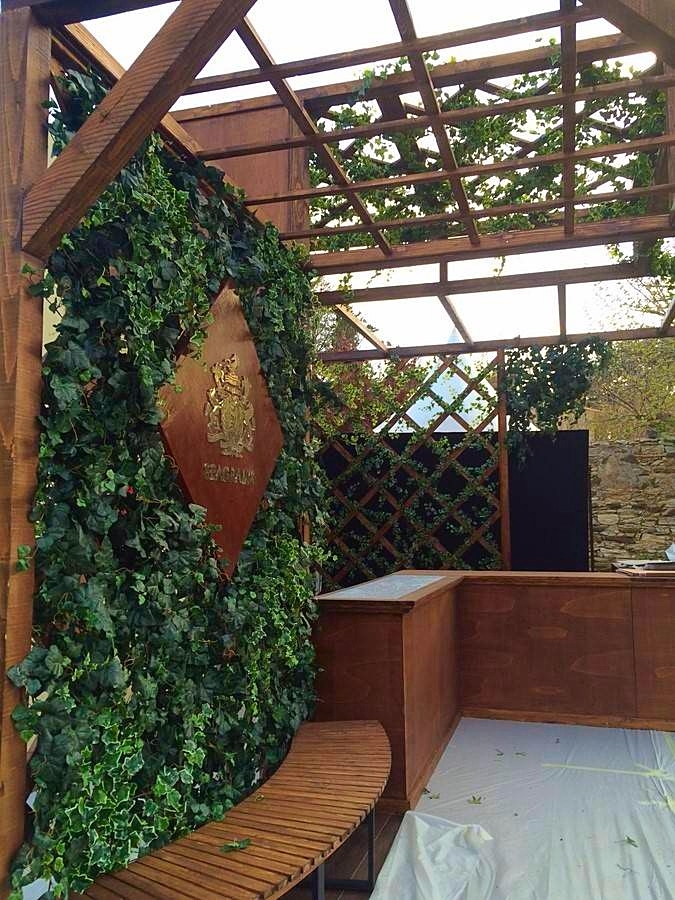 mur végétal à la location pour stand