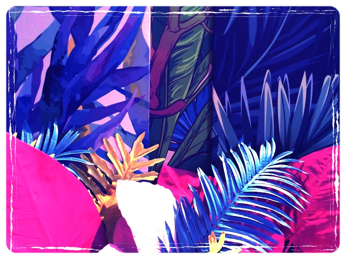 création florale pour exposition