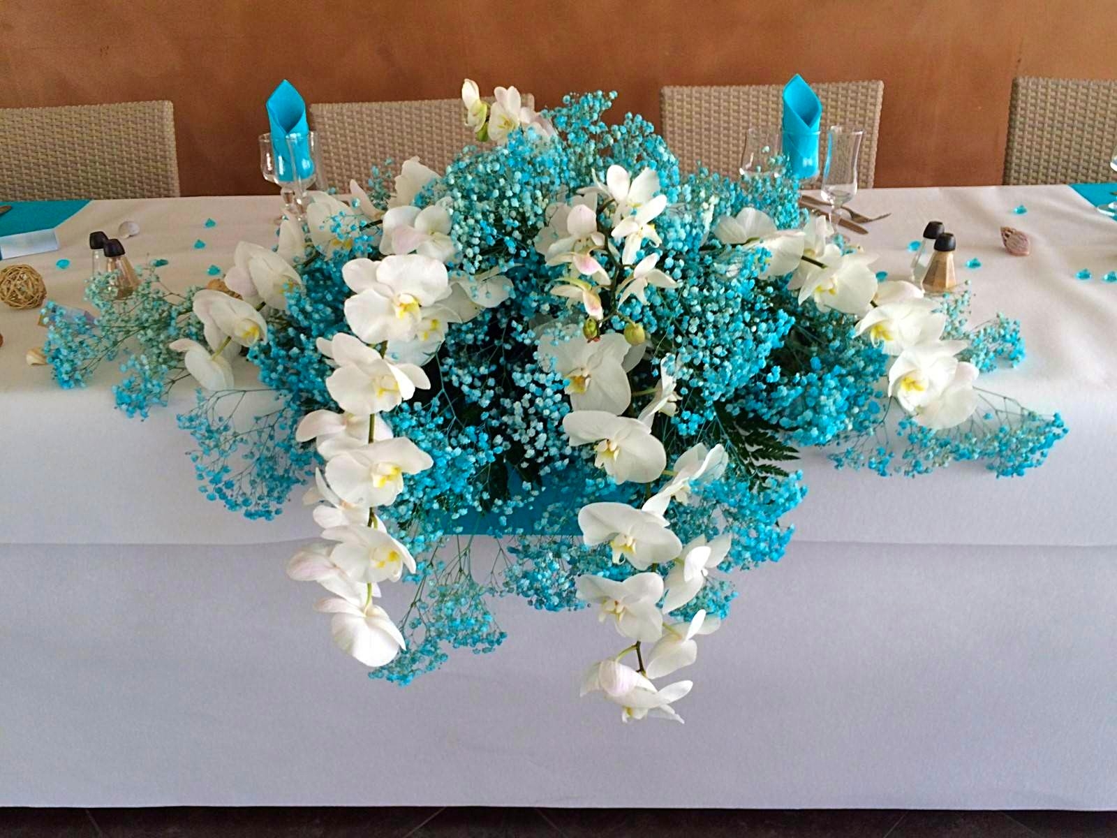 centre de table nuptial à Saint Maximin la Sainte Baume