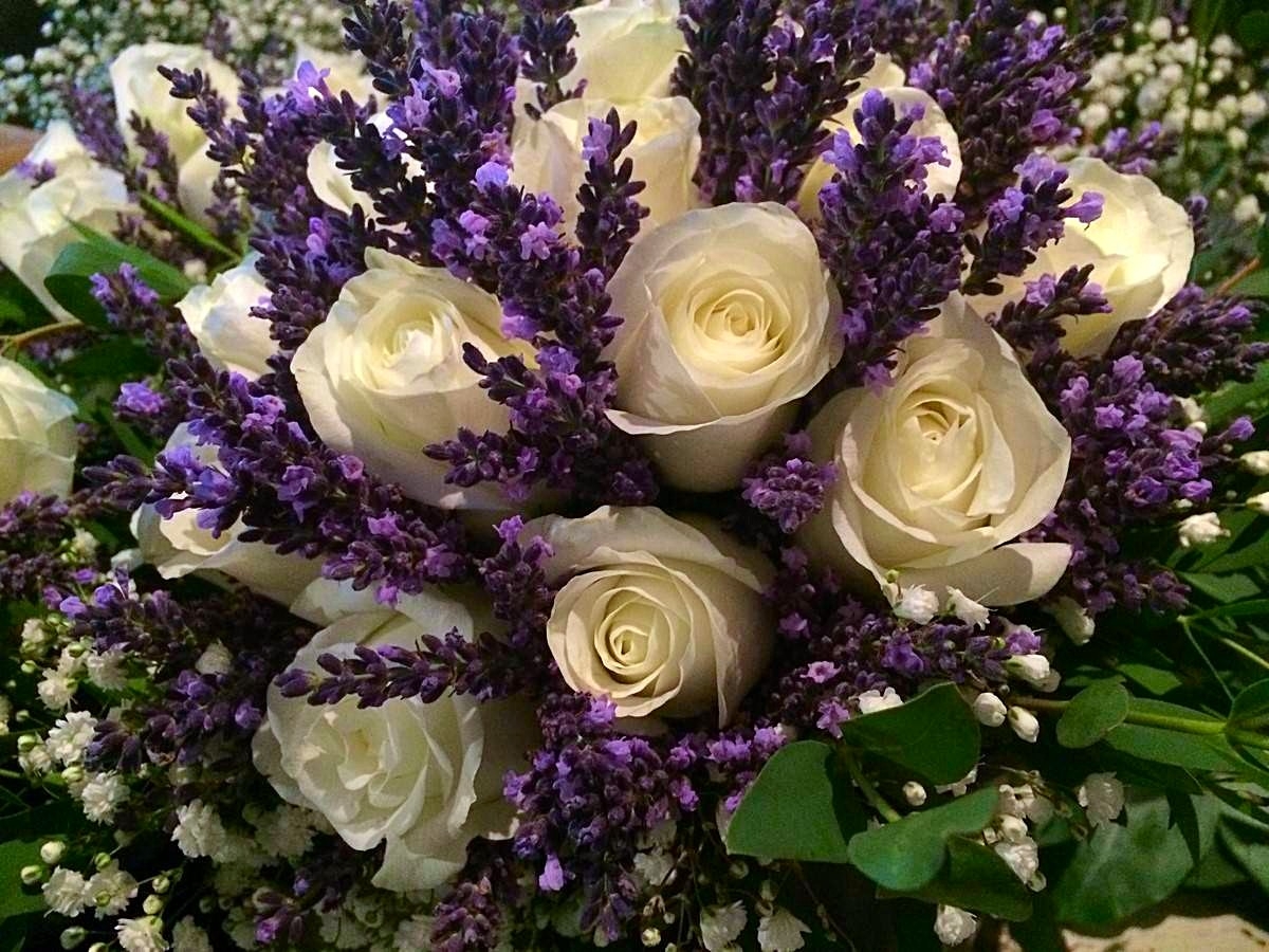 le bouquet de la mariée aux couleurs et au parfum de lavande