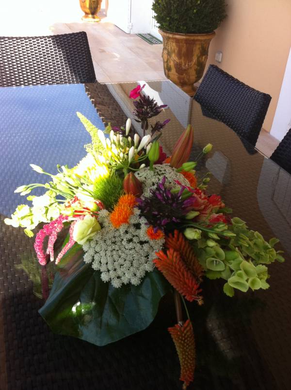 decoration florale buffet traiteur centre de table avignon Sainte Marie de la Mer