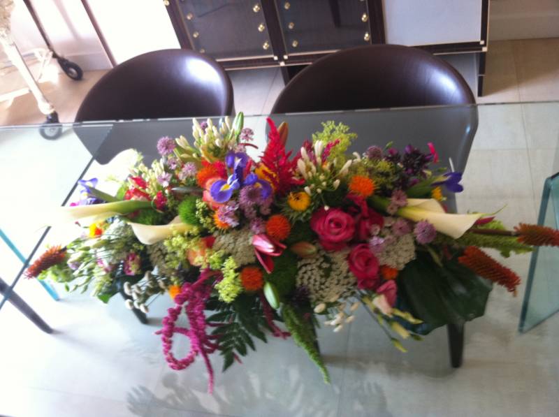 decoration florale buffet traiteur centre de table avignon Sainte Marie de la Mer