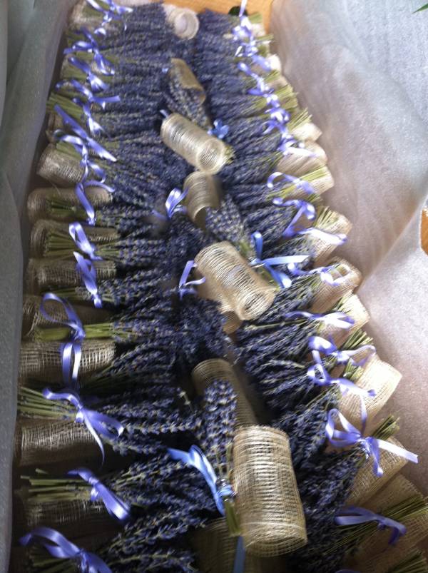 centre de table de fleurs pour repas et gala Les Baux de Provence