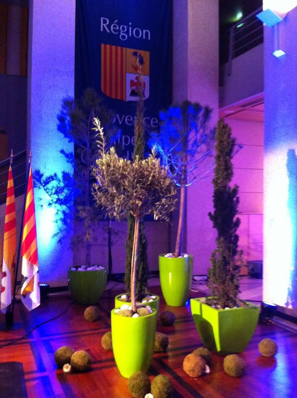 Décoration scène spectacle d'ambiance provencale Marseille