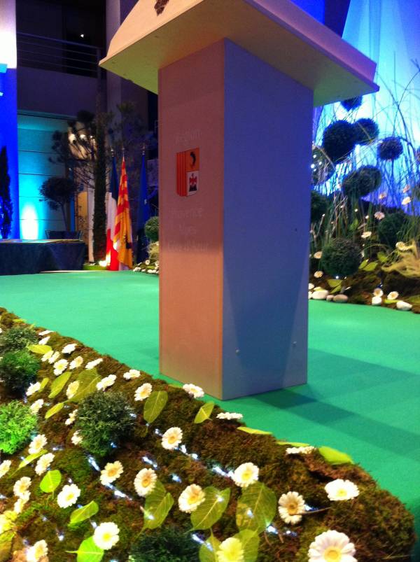 Décoration scène spectacle d'ambiance provencale Marseille