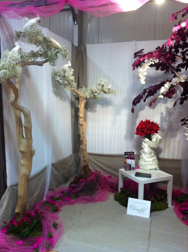 décoration de stand pour salon du mariage de Vitrolles et Salon du mariage de Salon de Provence
