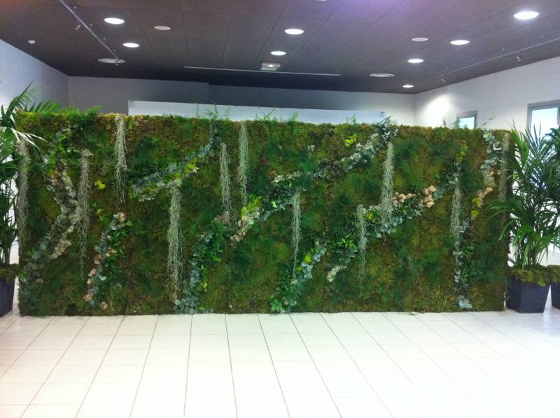 Location de murs de végétaux éphémères pour vos salons, expositions, foires, sur  Aix en provence