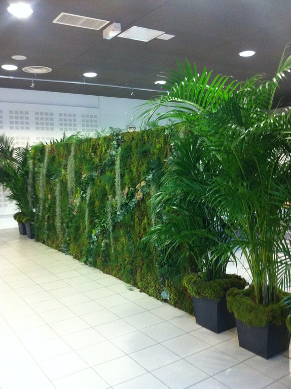 Location de murs de végétaux éphémères pour vos salons, expositions, foires, sur  Aix en provence