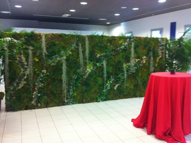 Location de murs de végétaux éphémères pour vos salons, expositions, foires, sur  Aix en provence