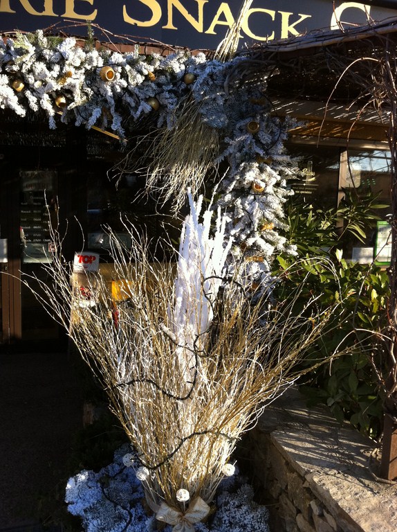 Décorateur de noël pour vitrines de commerces et boutiques Vernègues