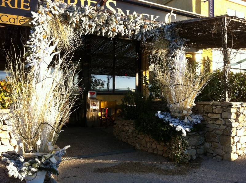 Décorateur de noël pour vitrines de commerces et boutiques Vernègues