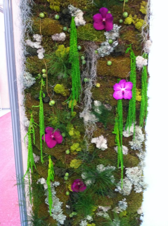 Ce mur a été réalisé pour un stand au salon du tourisme à Avignon.