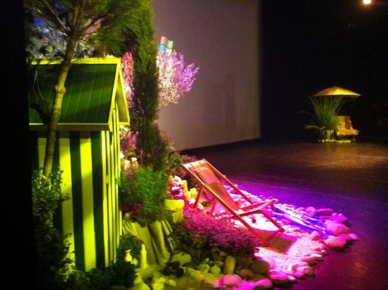 Décor de scène pour lancement de produits Aix en provence