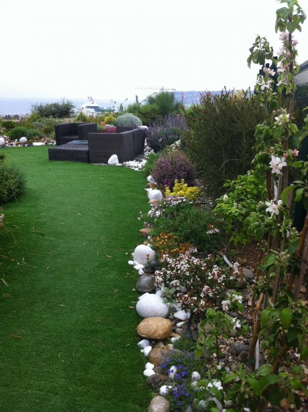 création conception de jardin à thème provençale Salernes