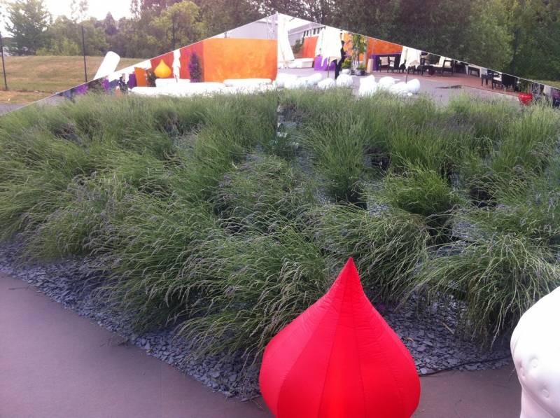 Jardin éphémère pour exposition Paris