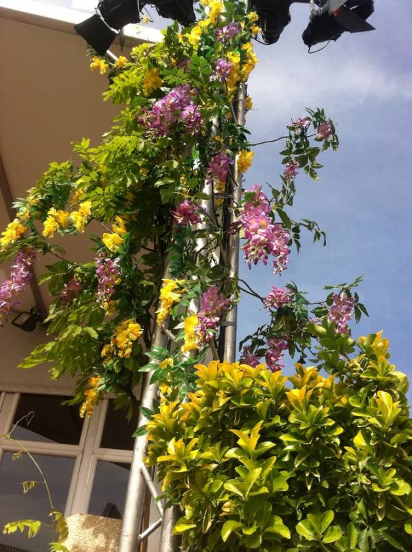 Jardin éphémère pour exposition Paris