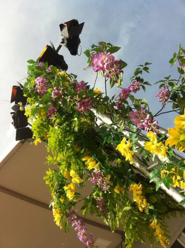Jardin éphémère pour exposition Paris