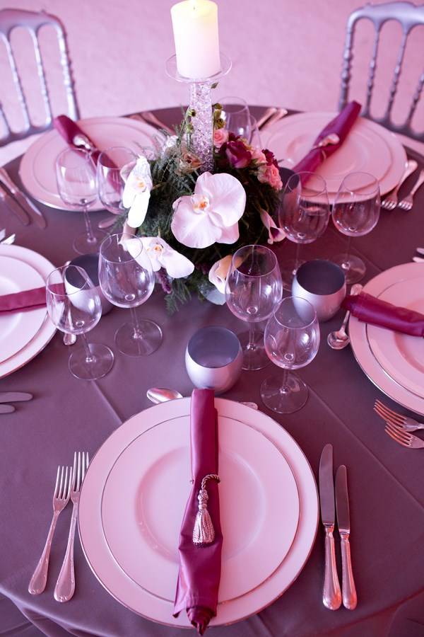 Centre de table de fleurs et plantes pour réception et gala sur St Rémy de Provence, St Tropez, Toulon,