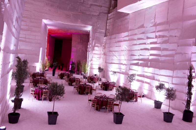Centre de table de fleurs et plantes pour réception et pour buffet traiteur sur Marseille Les baux de Provence