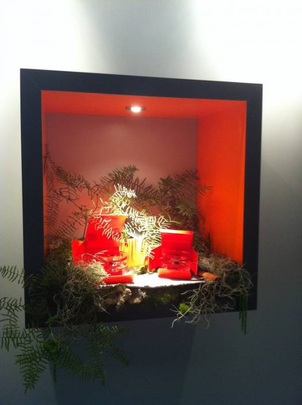 Décoration florale à la location pour stand exposition Monaco