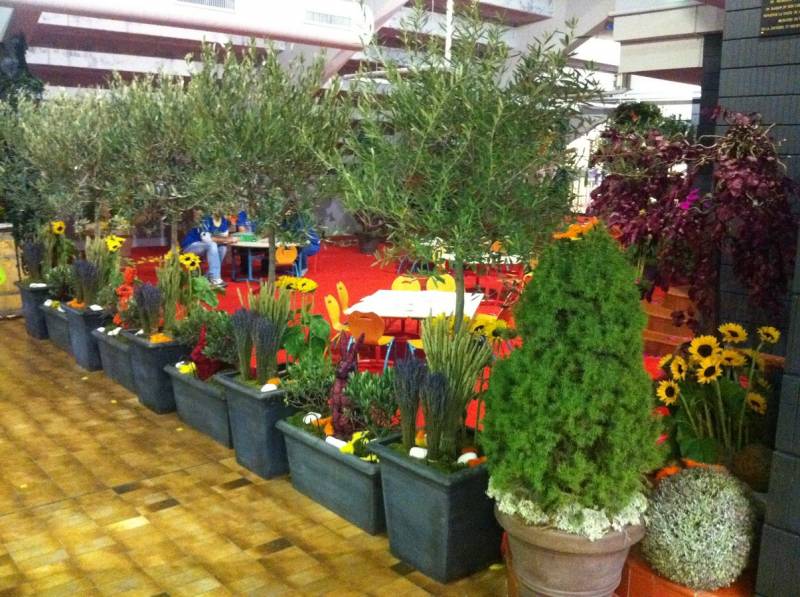 Décor de scène pour exposition foire et salon dans des thèmes gastronomie sur Marseille Istres