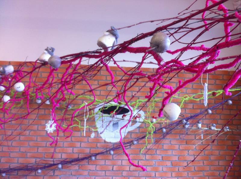 Vitrine de noël et création de décor de fêtes pour commerce Marseille Aix en Provence