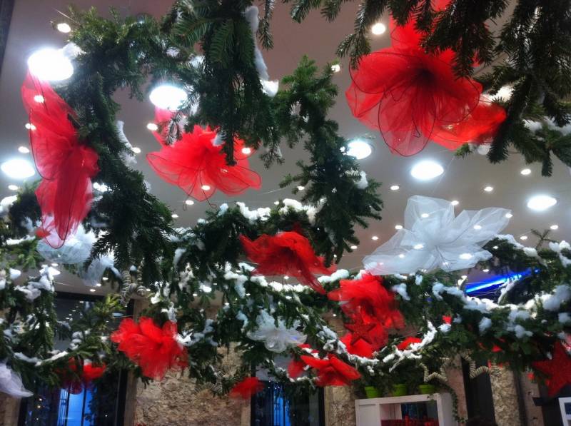 noel décor de façade en location Marseille