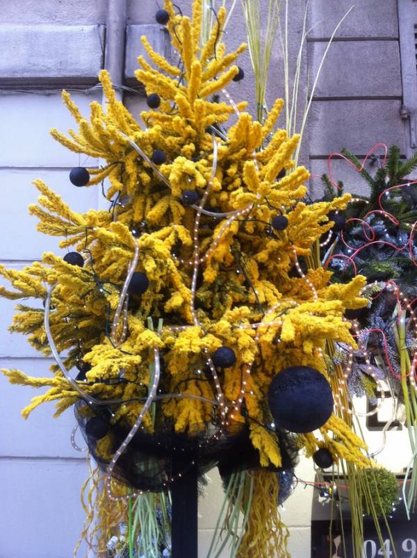 façade et vitrine décoration noël Marseille