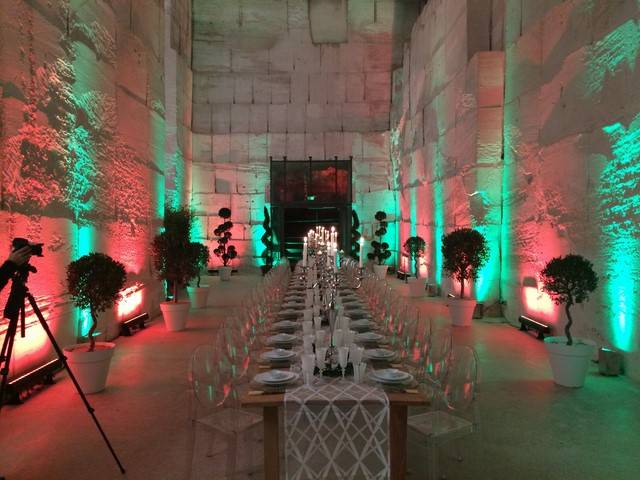 Centres de tables, compositions florales pour repas réception et gala en provence Alpes Côtes d'Azur