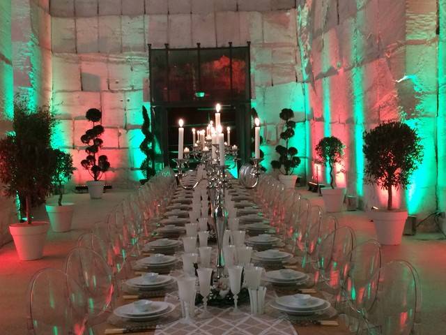 Centres de tables, compositions florales pour repas réception et gala en provence Alpes Côtes d'Azur