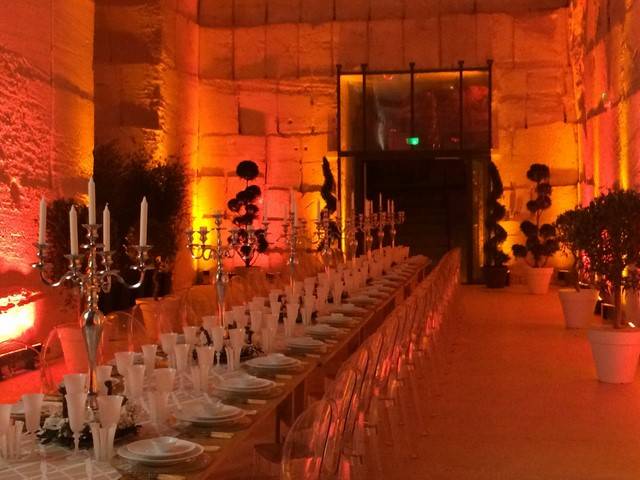 Centres de tables, compositions florales pour repas réception et gala en provence Alpes Côtes d'Azur