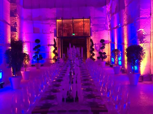 Centres de tables, compositions florales pour repas réception et gala en provence Alpes Côtes d'Azur