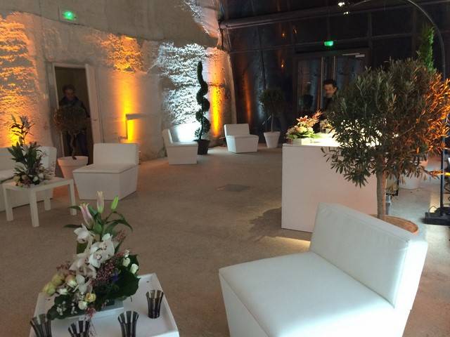 décorations florales pour buffets traiteurs, bar, tables repas, pour soirées privées et professionnelles à Marseille, Avignon