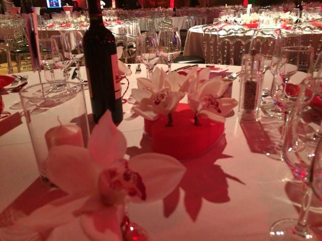 centre de table mariage composition florale pour réception événement gala réception  St Cyr Sur Mer La Ciotat