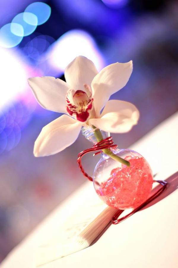 centre de table mariage composition florale pour réception événement gala réception  St Cyr Sur Mer La Ciotat