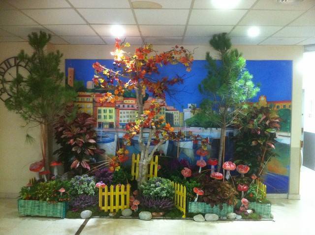 location avec montage et démontage de plantes pour décor d'automne scénique Avignon Marseille