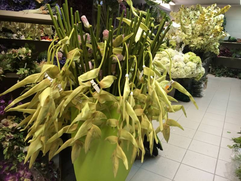 fleurs artificielles, plantes artificielles, feuillages artificiels, compositions florales artificielles sur mesure en location ou vente